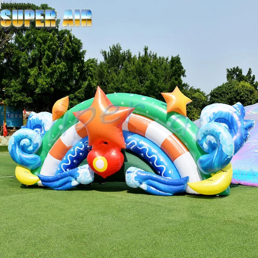 Arco inflable del contexto del escenario de la estrella inflable del buen diseño hecho en China para la decoración de la actividad