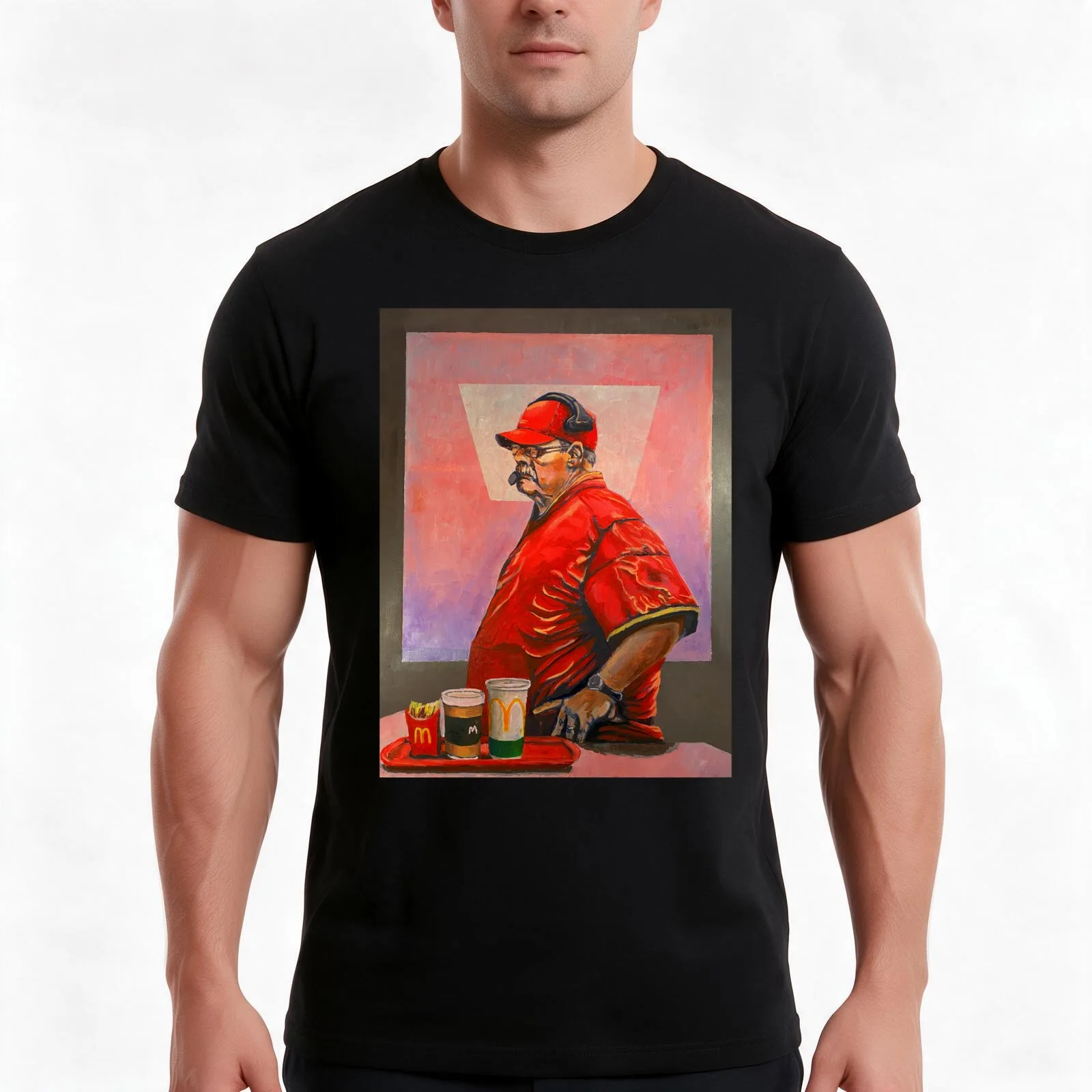 The Shift Manager T-Shirt, Summer Casual Cotton Tee, Oversized Streetwear Tops, Vintage Graphic Print, Loose Fit Short Sleeve