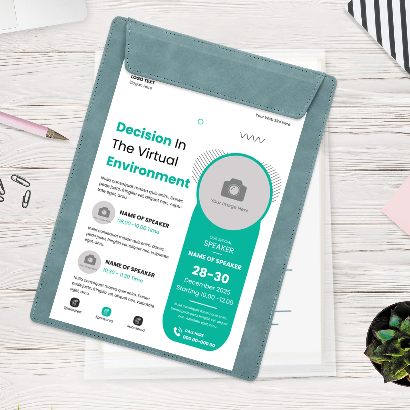 

Writing Board Portable Clipboard For Office Conference Document Storage Writing Support Multi-Function File