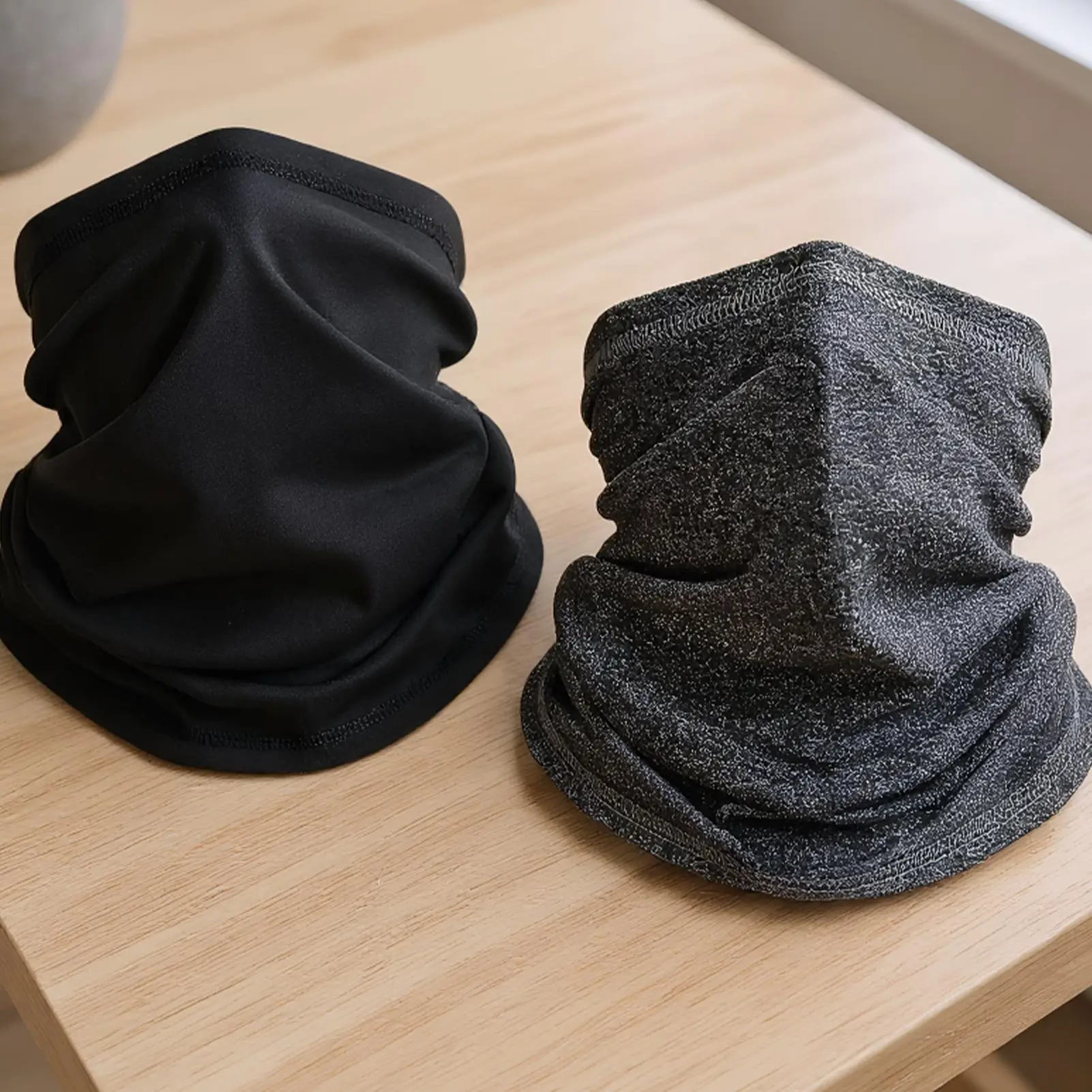 Motorcycle Neck Gaiter 2 Pieces Face Cover Guard Outdoor Neck Guard For Adult Men Running Riding Fishing Outdoor Motorcycle Cold
