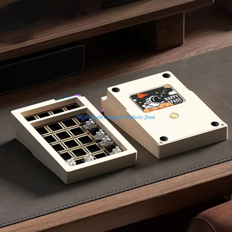 

U2JE Маленькая цифровая клавиатура с магнитной основой, возможностью горячей замены, 3 режима подключения, цифровая клавиатура с