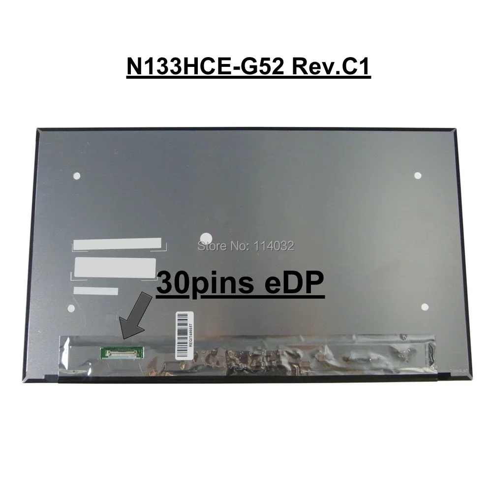 

0DDJ0 13.3" Thin LED LCD Screen for Dell Latitude 7380 7390 E7380 E7390 00DDJ0 EDP 30 Pins IPS 1080P N133HCE-G52 Rev.C1 C2 C3