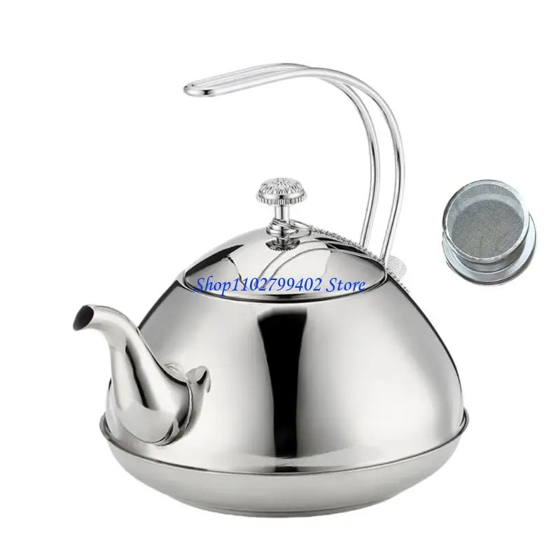 547F Universal Flat Bottom 1.5L Nonrust Steel Kettles Rapid Heat for Quick Water Boiling