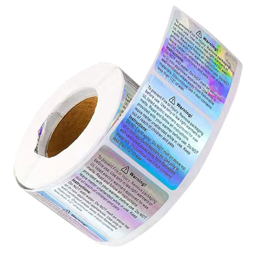 

Wax Melt Warning Labels Adhesive Stickers Material Safety Prominent Sign Easy Peel Stick Suitable Surfaces Homes Offices