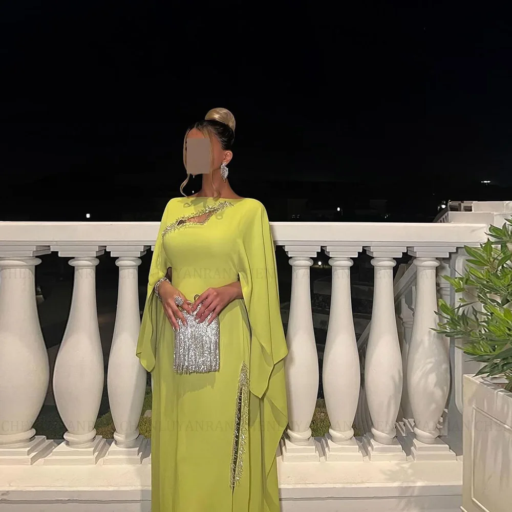 فساتين سهرة أنيقة مخصصة من MOLISA في دبي فساتين حفلة موسيقية سعودية قبالة الكتف مطوي مطرز بالخرز بطول الأرض فساتين الحفلات