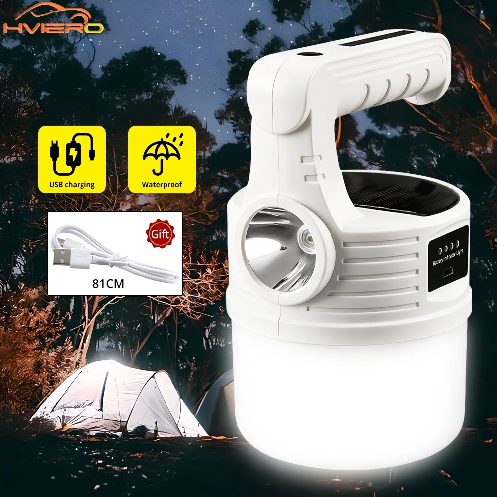 

Waterproof Night Lights Outdoor Decor Garden Solar Led Bulbs Usb Chandelier Lighting Lamp Portable Rechargeable Camping 24/42Led