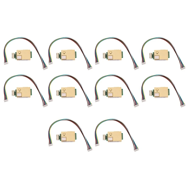 

10X MH-Z19 Infrared CO2 Sensor Module MH-Z19B Carbon Dioxide Gas Sensor For CO2 Monitor 0-5000Ppm MH Z19B