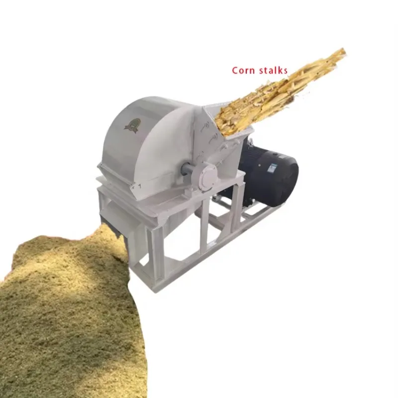 

【2026】Mini The Green Wood Crusher Mobile Wood Chipper Sawdust Machine For Horse Bedding
