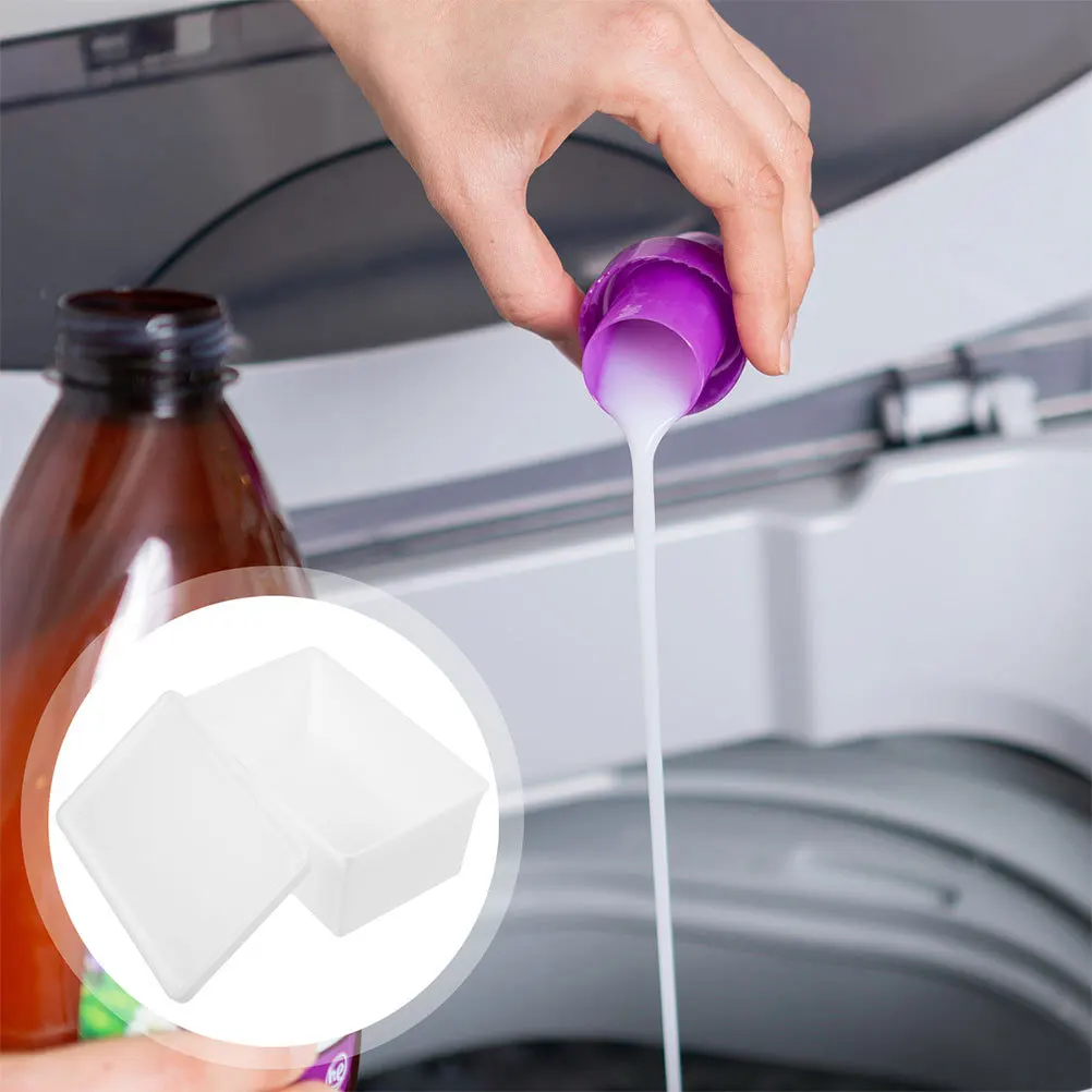 

2pcs Laundry Pod Holder Large Capacity Plastic Laundry Room Dispenser Powder Storage Box Dryer Sheet Organizer Jar Lid Moisture