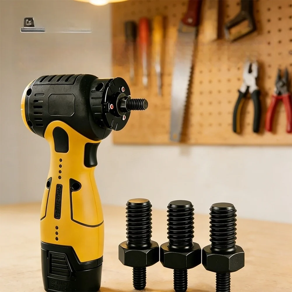 Schleifadapterstange M5 bis M10 für Mini-Winkelschleifer mit Druckplatte für 3-Zoll-Elektrobohrer-Umwandlungsstange – Detail 9