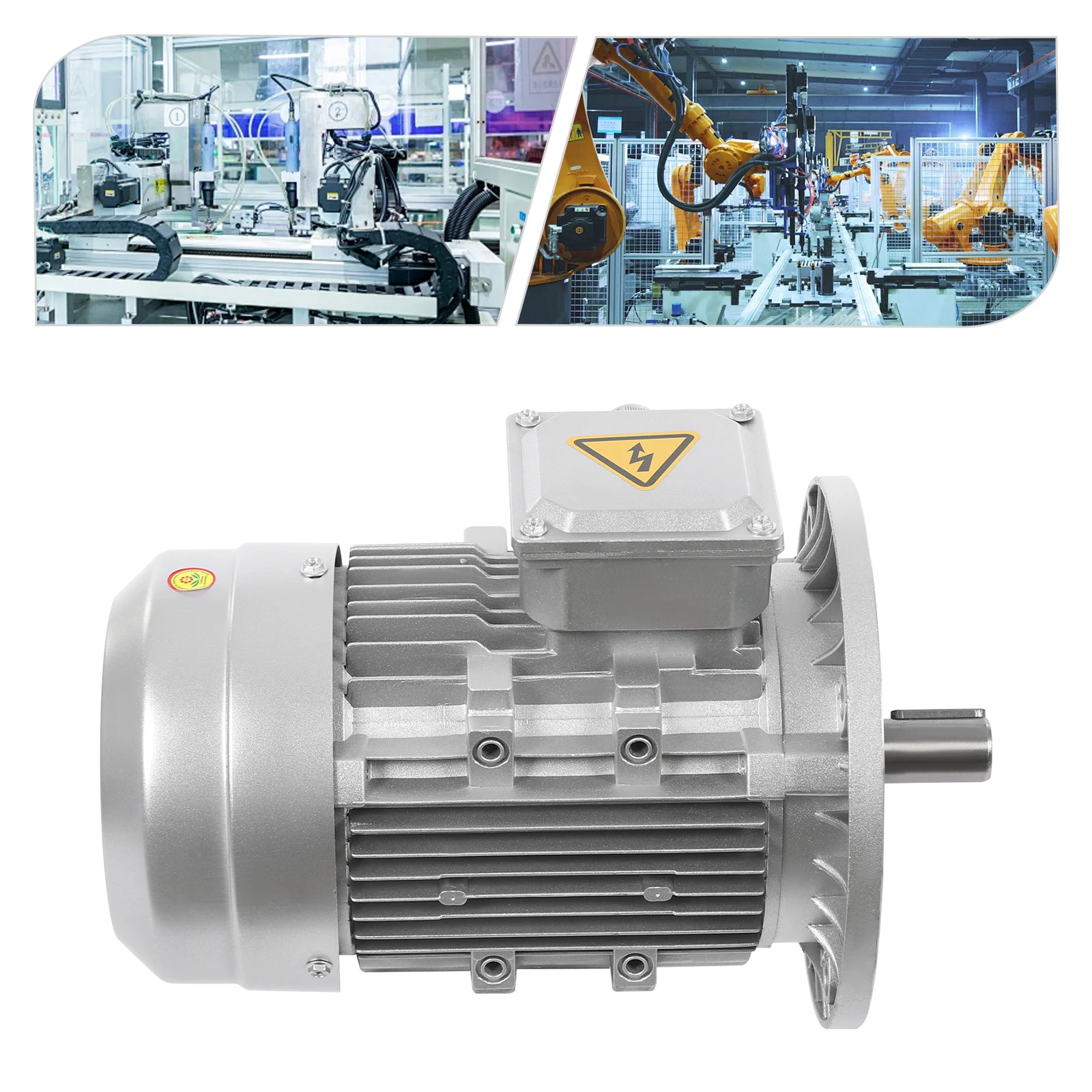 محرك كهربائي 1 حصان عالي الطاقة محرك غير متزامن أحادي / ثلاثي الطور لبناء الآلات #4