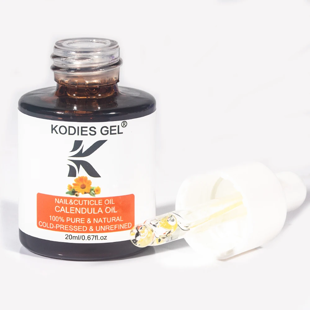 KODIES GEL Óleo De Cutícula De Unhas, Protetor Não Refinado De Plantas, Revitalizador De Reparação De Unhas, Prevenir Agnail, Fortalecedor De Unhas, Endurecedor, 20ml