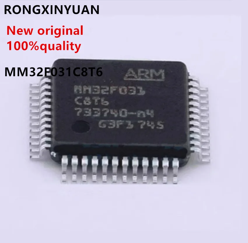 New original  10PCS   MM32F031C8T6 MM32F031 LQFP48 microcontroller chip