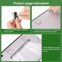 2pcs/set Portable Mini Laptop Stand Non-slip Folding Notebook Bracket Adjustable Convenient Computer Holder