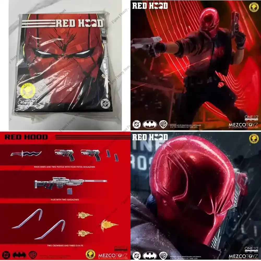 

Special Offer In Stock for MEZCO Ant 6-inch Clothes Action Figure for Batman Anti-Hero Red Hood Action Figure
