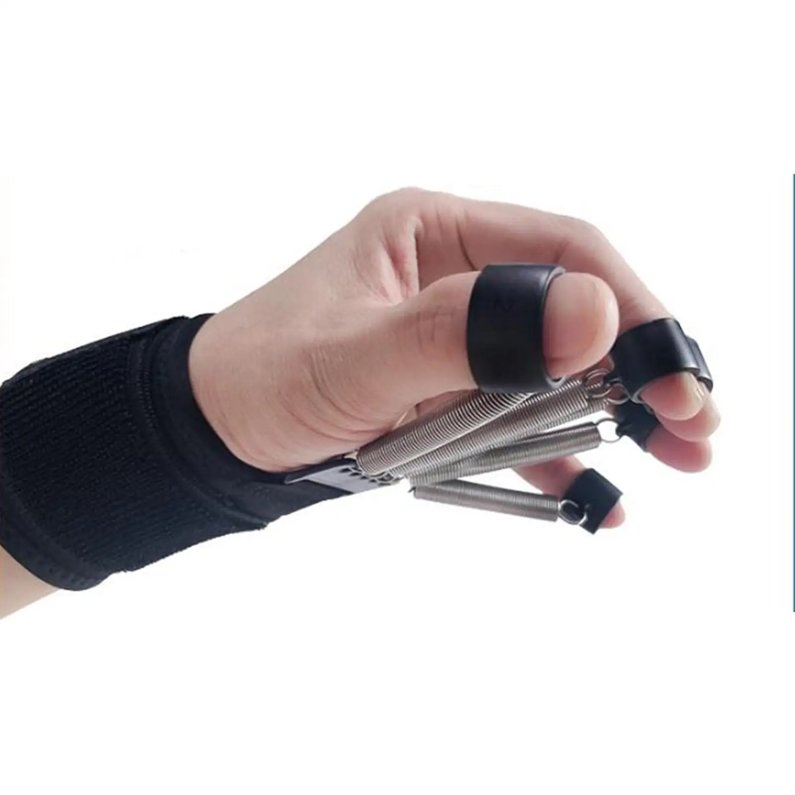 Finger Exerciser Forearm Exerciser Finger Strengthener Wrist Puller Resistance Trainer Home Workout Climbing Extensor Device