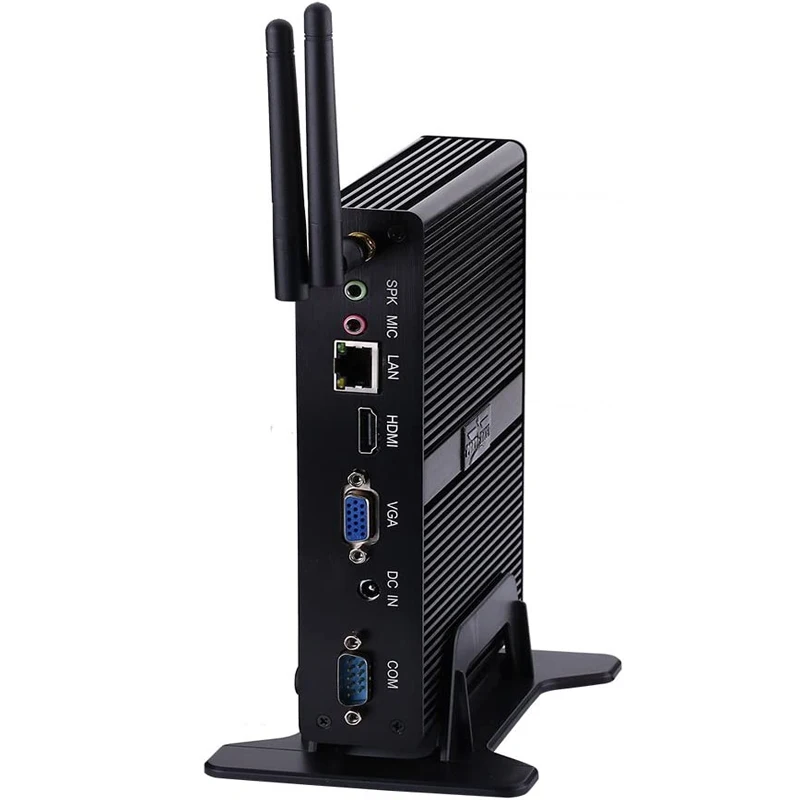 Мини-ПК без вентилятора Intel Celeron N2920 Pentium N3520 Windows 10 Pro AC WiFi 2 x COM VGA HDMI дисплей USB3.0 4 x USB2.0 LAN компьютер