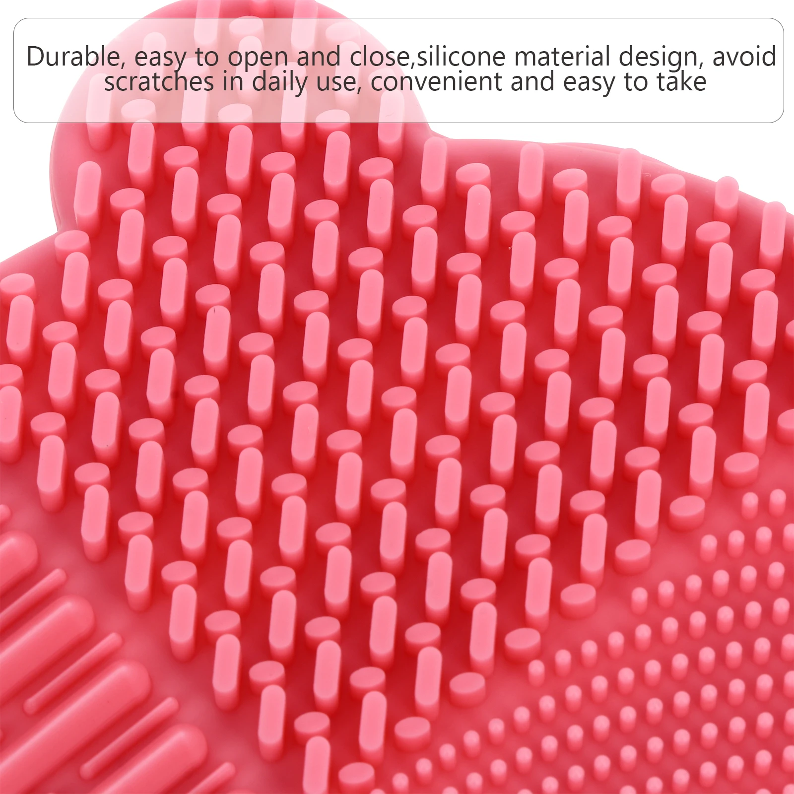 

Silicone Makeup Brush Cleaning Mat 2 In 1 Brush Storage Holder Ladies Drying Pad Stand Dirt Oil Removal Fast Wash