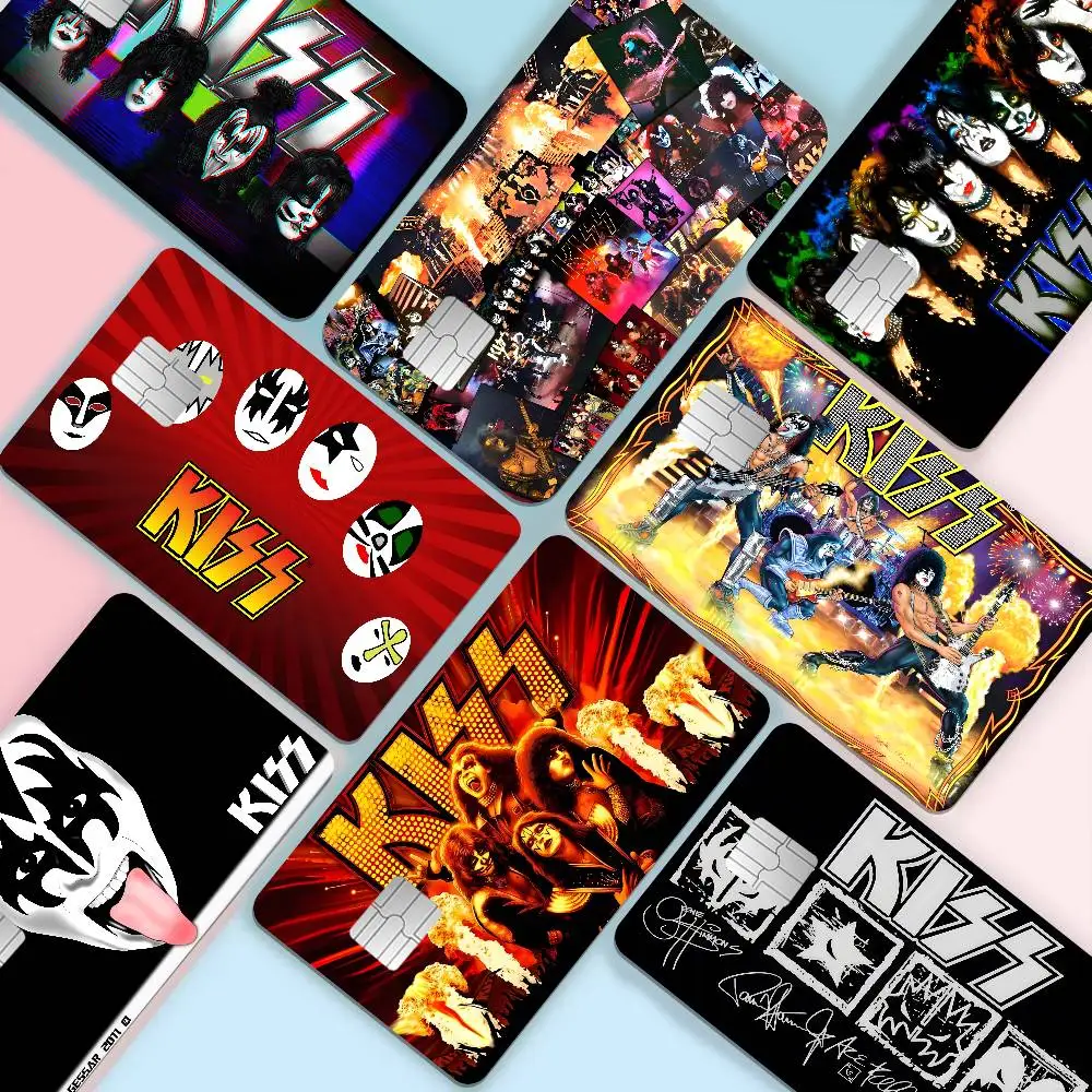 Classic K-Kiss Band Anime Front Cover Film Sticker Skin for Credit Debit Card Small Large Chip view 6