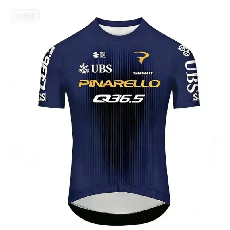 AliExpress NONE Italy Q36.5 pro Cycling Team Quick Dry Breathable Short Sleeve Cycling Jersey Road Bike Apparel Fan Edition Team Gear