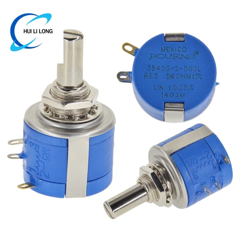 

3540S-2-103L 3540S 10K ohm 2W 5% Precision Multiturn Potentiometer Adjustable Resistor