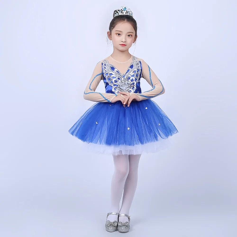 ملابس الأطفال الصيفية أداء الأميرة الجنية توتو ملابس الاطفال ثياب الباليه للفتيات فستان المرحلة ازياء ملابس الرقص
