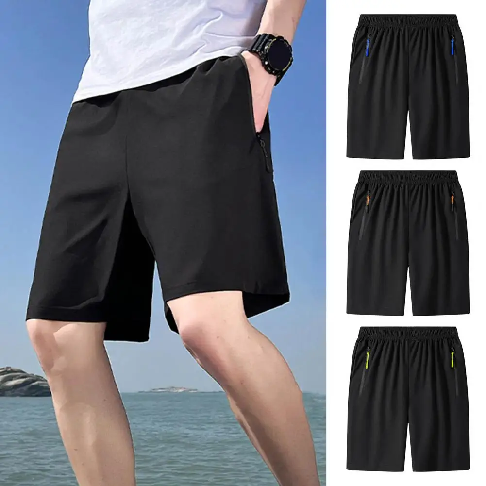 Heren Relaxed Fit Shorts Heren Sneldrogende Gymshorts Met Rits Zak Voering Voor Hardlooptraining Zomer Atletische Shorts Voor Heren