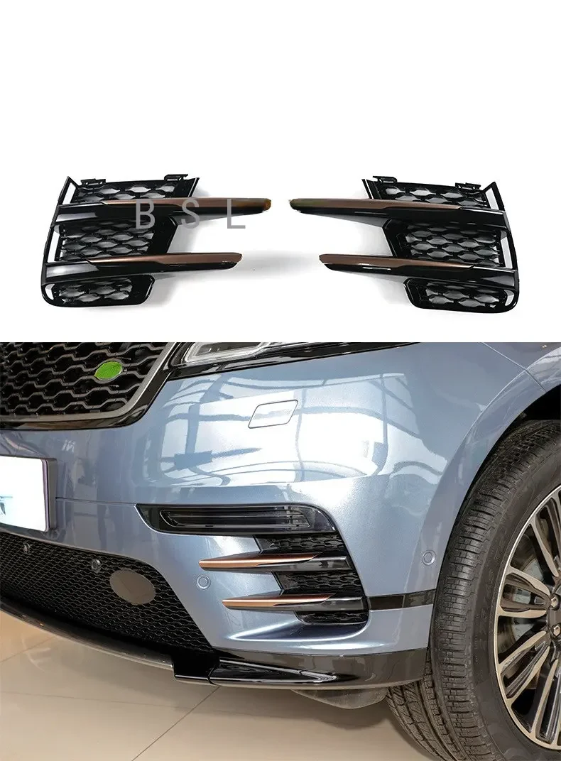 

For Land Rover Range Rover Velar L560 2017-2022 Fog Light Lamp Cover Bumper Grille Trim Fog Lamp Shade Car Accessories