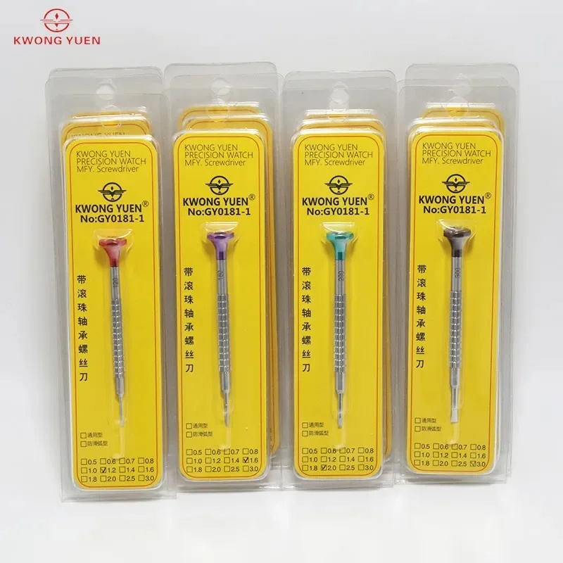 Kwong YUEN Screwdrivers for Watch Multi-functional Slotted Screwdriver for Watchmakers Watch Repair Tool