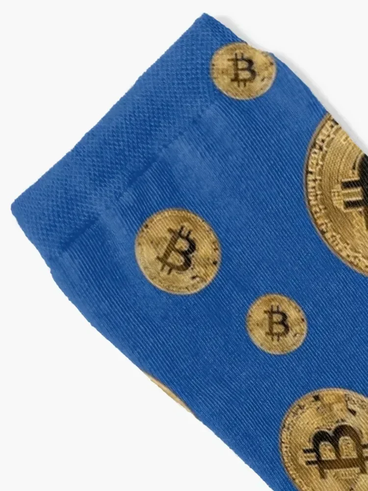 Bitcoin currency Socks retro designer kids Socks For Women Men's