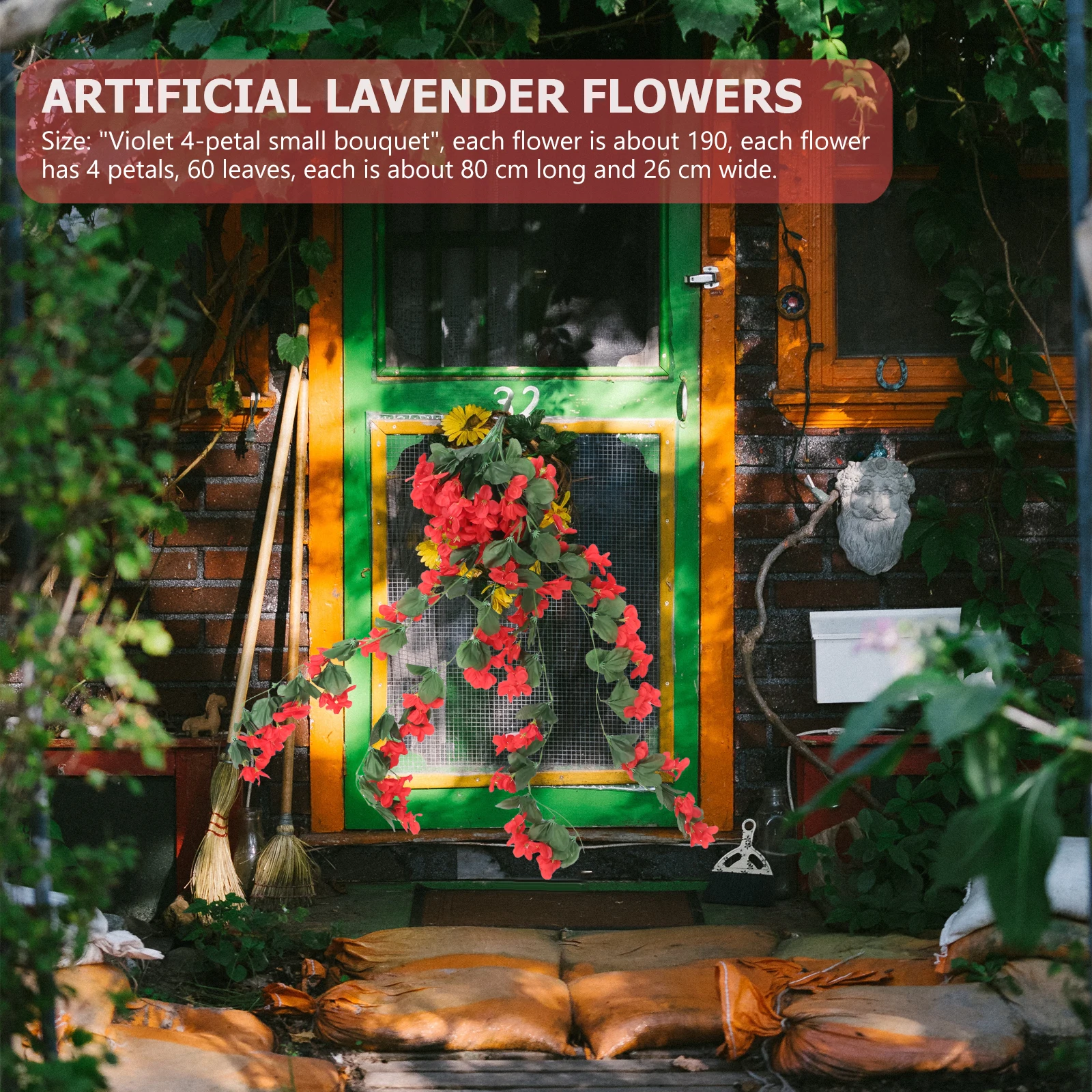 

Simulated Violet Decorative Flowers Artificial Violets Velvet Wedding Craft Anniversary Artifical Hanging Decoration