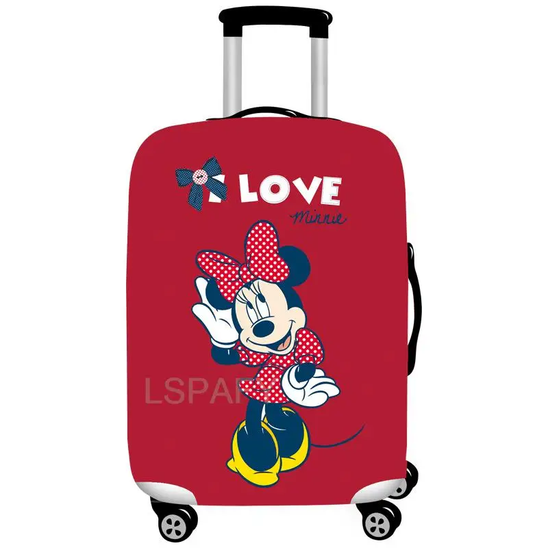 Luggage Protective Cover Daisy Duck Pattern Suitcase Dustproof Cover Trolley Stretch Fabric Case Elastic Travel Accessories