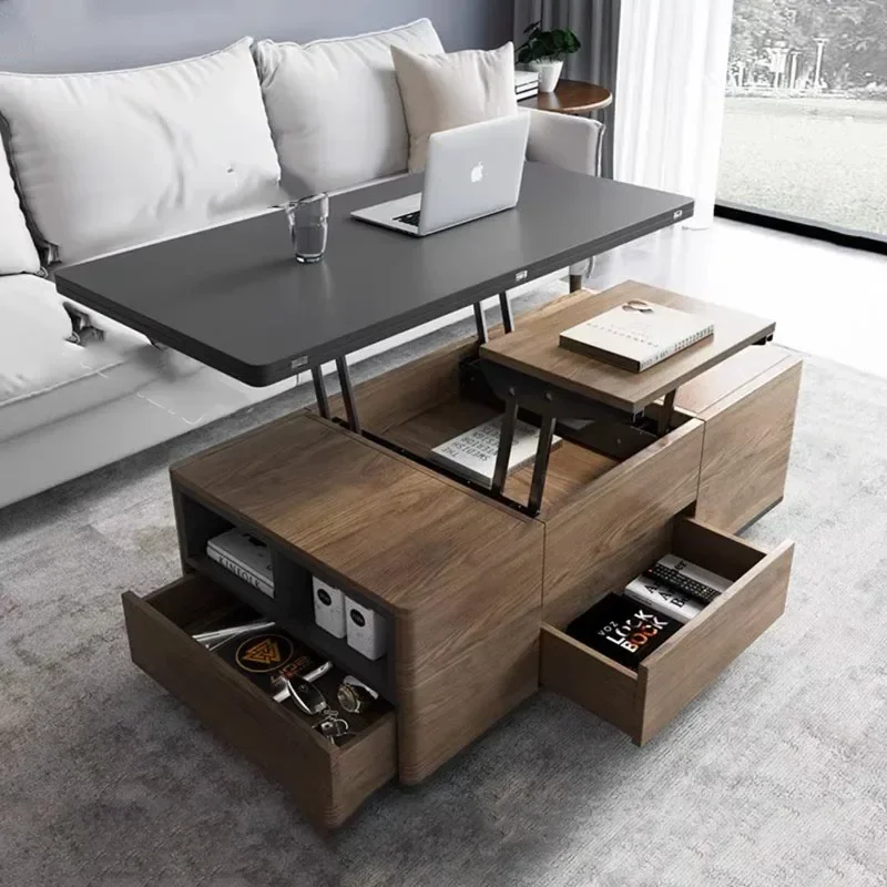 

Minimalist Storage Coffee Table Trau Simple White Floor Design Side Table Living Room Modern Mesa Centro Salon Home Furniture