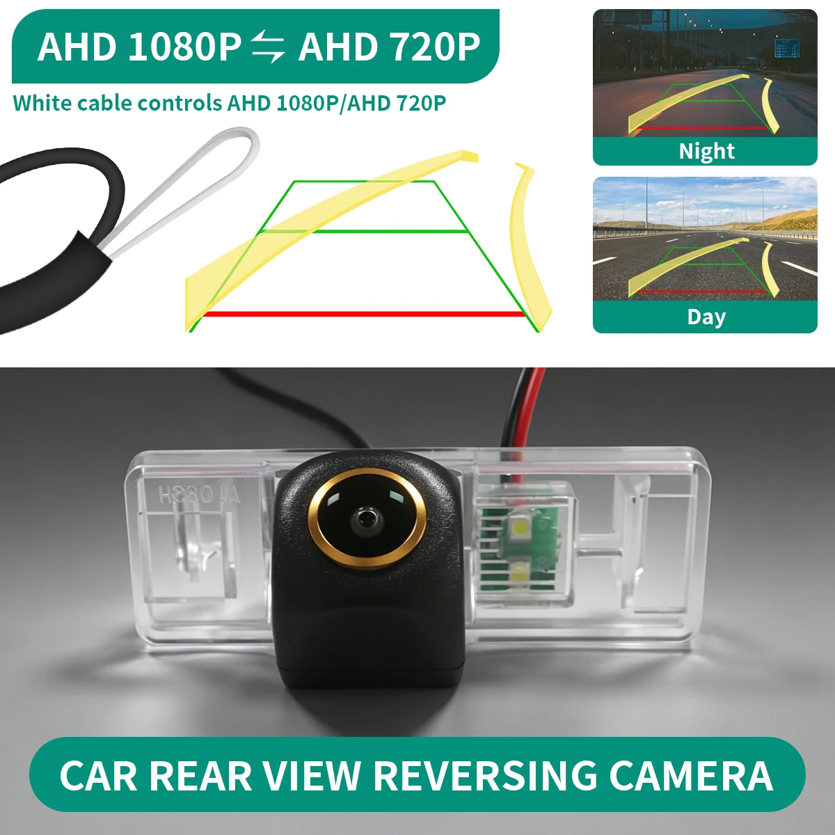 AHD 1080P Dynamic Trajectory Car Rearview Camera For Citroen Berlingo 1997~2015 C3 Picasso 2009~2016 license Plate Camera