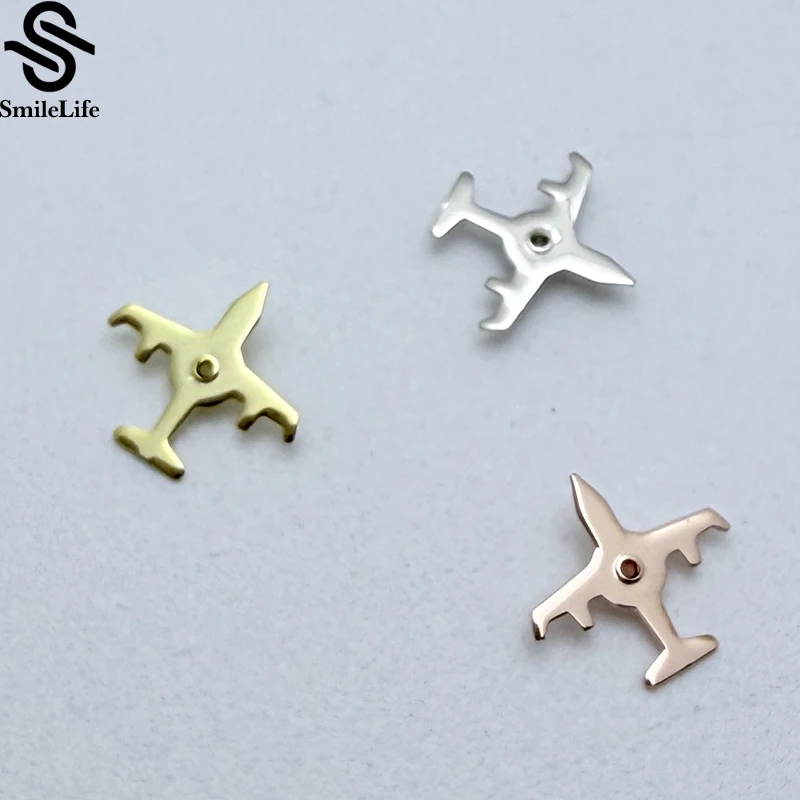 SmileLife Plane Hands VK63 Second Hand Silver/Gold/RoseGold Fit VK63 Quartz Movement Watch Accessories Modification Part