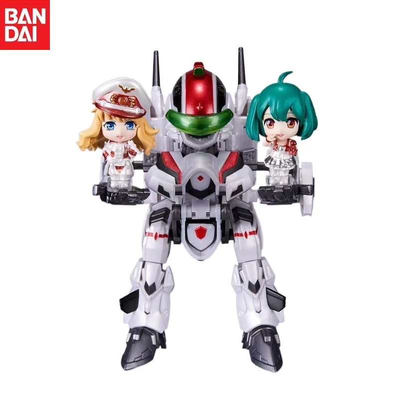 

In Stock Bandai Original Anime MACROSS DELTA TINY SESSION VF-25F Ranka Lee&Sheryl Nome Action Figure Model Holiday Gifts