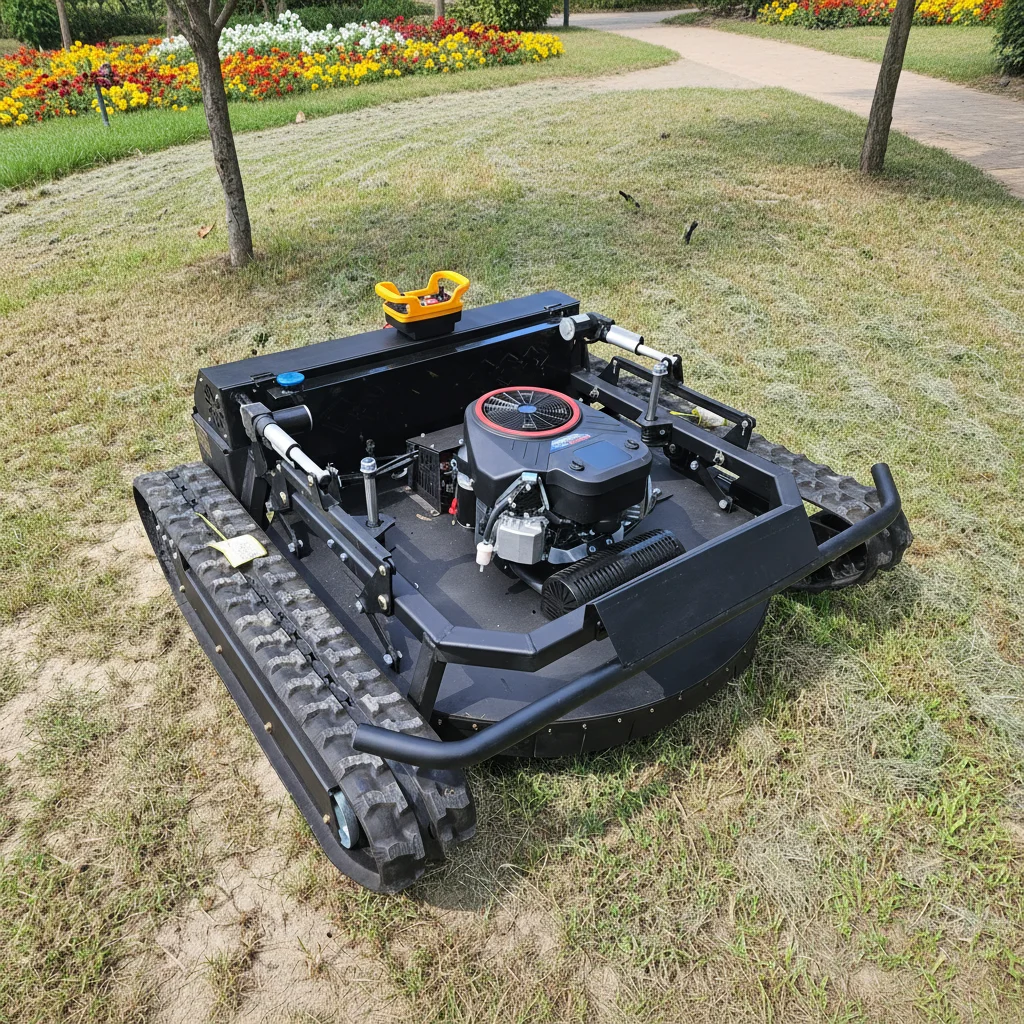 

Cross-border Tracked Lawn Mower Remote Control Crawler Drive Off-road Grass Cutter