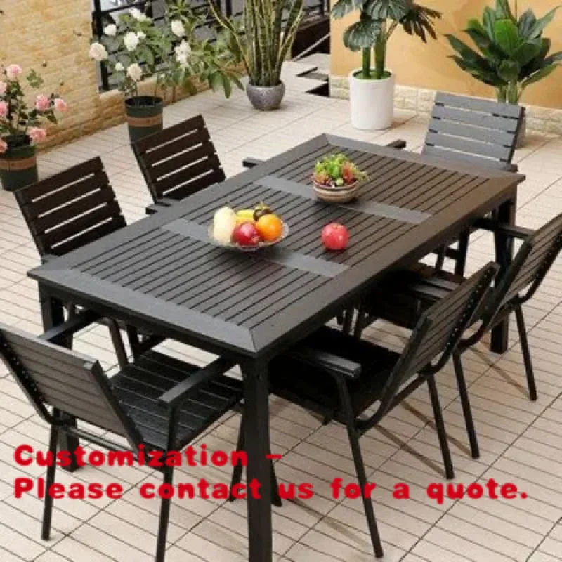 custom. Restaurant Hotel Resort BBQ Metal Aluminum Alloy Dinner Patio Outdoor Picnic Dining Camping Barbecue Garden Ta