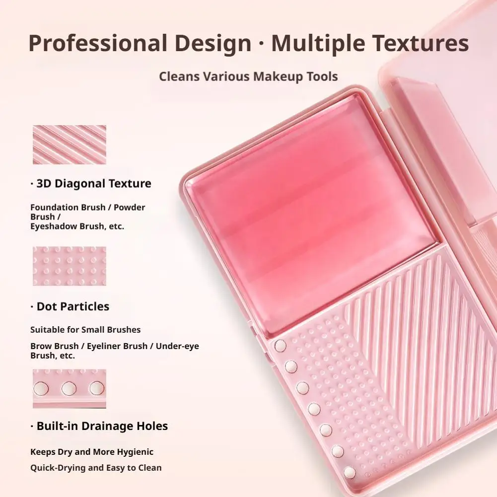 Makeup Brush Essential Oil Soap Concealer Brush Sponge Beauty Blender Puff Cleaner Portable Cleaning Tool Gadget