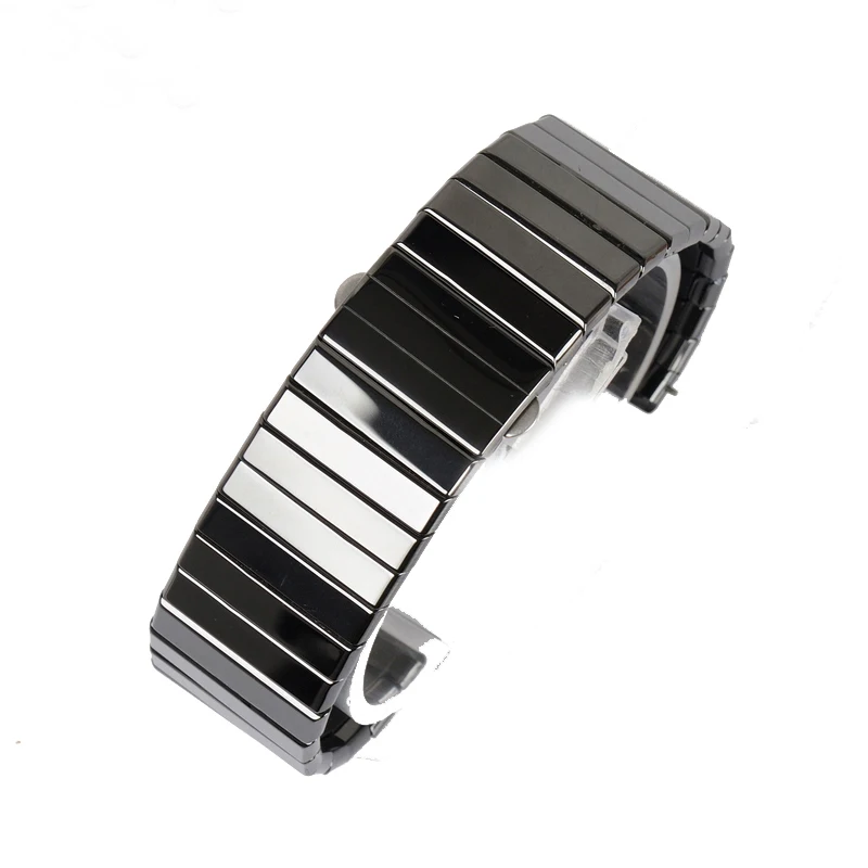 Premium-Grade Ceramic WatchBand Replacement for Rado DIAMASTER Series Black Watch Chain Men\'s 27mm 35mm Watch Strap