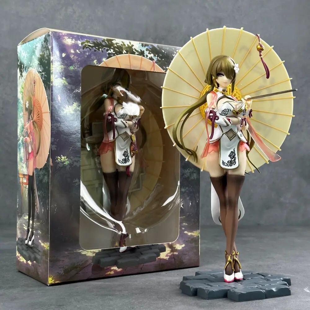 

Новая аниме-фигурка Риты из Honkai Impact 3, 25 см, в старинном стиле с ципао, держащая зонт, стоячая поза, ПВХ-модель персонажа для коллекционеров