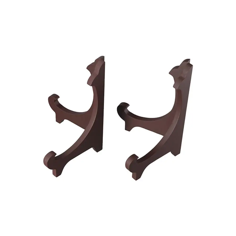 خشبية عالية الجودة الزخرفية طوي تخزين قوس الشاي كعكة طبق الحامل تخزين الرف لوحة رف عرض موقف #5