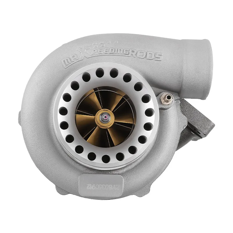 

MaXpeedingrods Billet Universal Turbo для всех двигателей 4/6 CYL 2,5-6,0 л, водяной турбокомпрессор T3, фланец