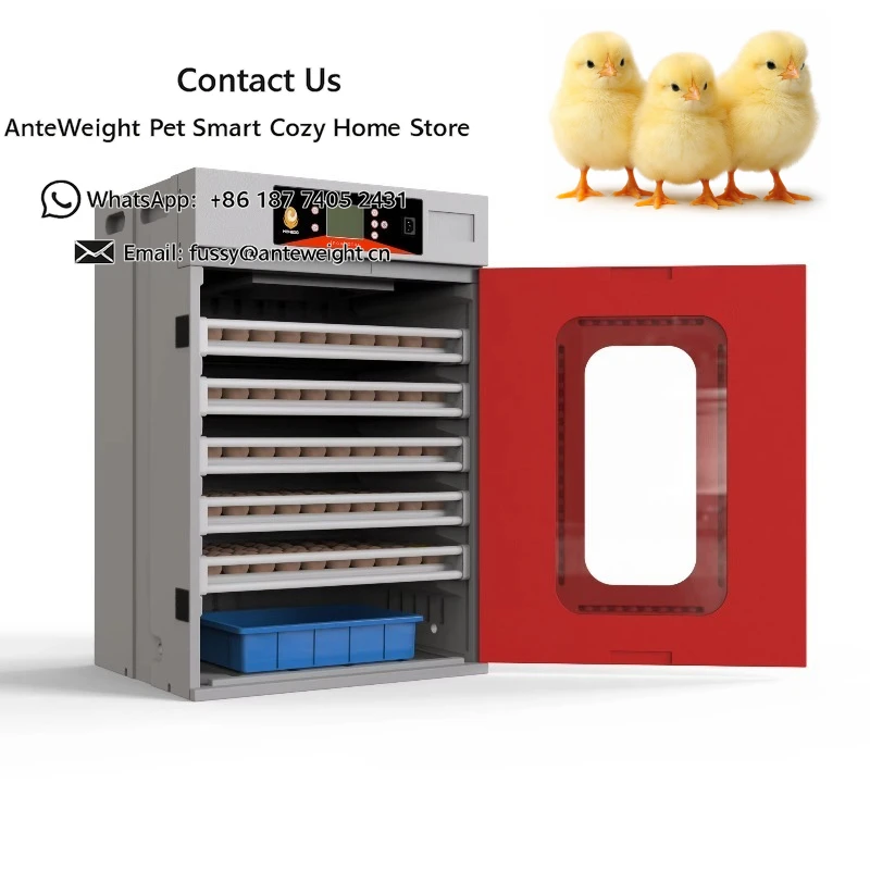 

400 Eggs CE Marked Thermostat Hatching Eggs for Efficient Roller Incubator and Animal Care