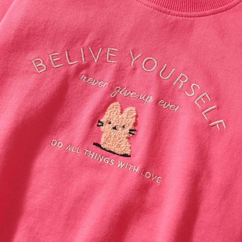 

Girls Sweatshirt Set Cute Girls Children's Clothing Autumn Long Sleeve Cartoon Children's Set