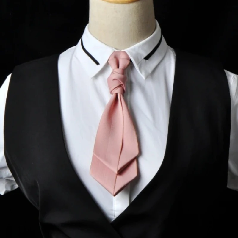 

Simple Fabric Ties Bowtie Men and Women Bank Suits Uniforms College Style Shirts Accessories Adjustment Belt Handmade Neck Tie