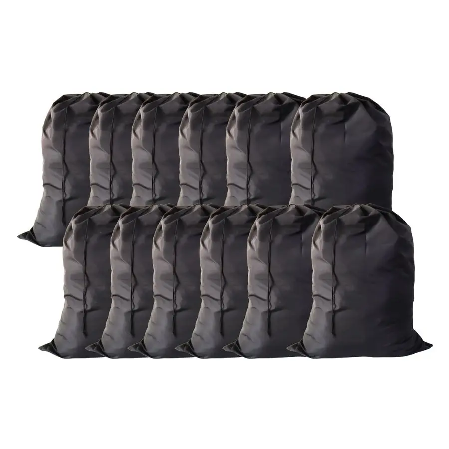 

Extra Large Laundry Bag 12 Pack, Travel Laundry Bags with Drawstring Closure, 30x40, for college, dorm and apartment dwellers 12