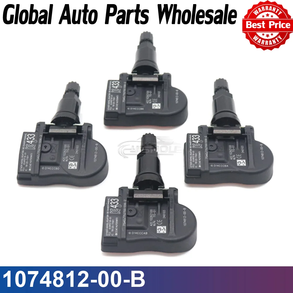 

Car TPMS Tire Pressure Monitor Sensor 1074812-00-B For Tesla Model 3 S X Y 2014-2021 433Mhz 107481200B 1074812-00-A 1034602-00-C