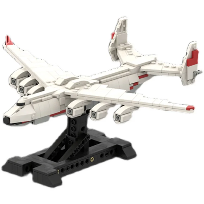 บล็อกอนุภาคขนาดเล็ก Moc ยูเครน An-225 เครื่องบินขนส่งขนาดใหญ่ประกอบของเล่น