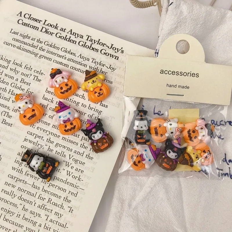 إكسسوارات راتينج الهالوين، مراوح سانريو، زجاجات مياه، ديكورات الهاتف المحمول، ديكورات الأحذية، هدايا للأولاد والبنات